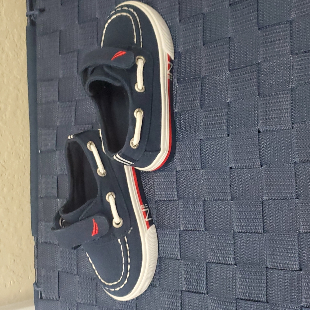 Nautica Toddler Shoes 6 Red White Blue